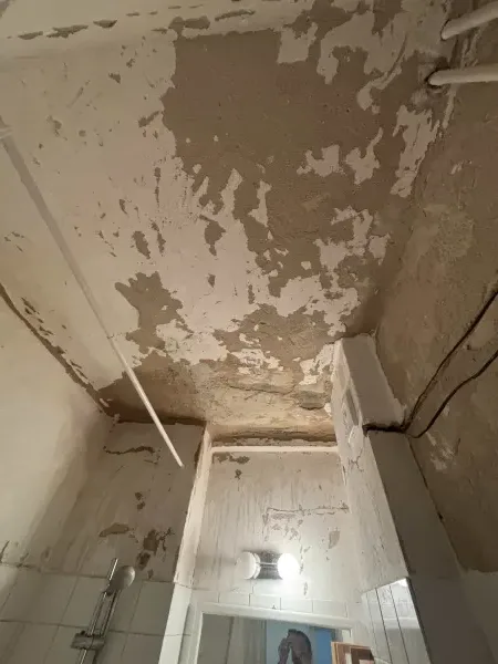 Oškriabaný strop pripravený na omietky - Nové mesto - Bratislava